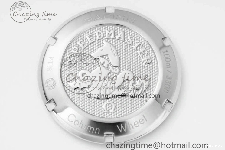 0601 SportInspired Speedmaster Racing Master SS HKF Best Edition Blue Black Dial on Black Rubber Strap A 7817